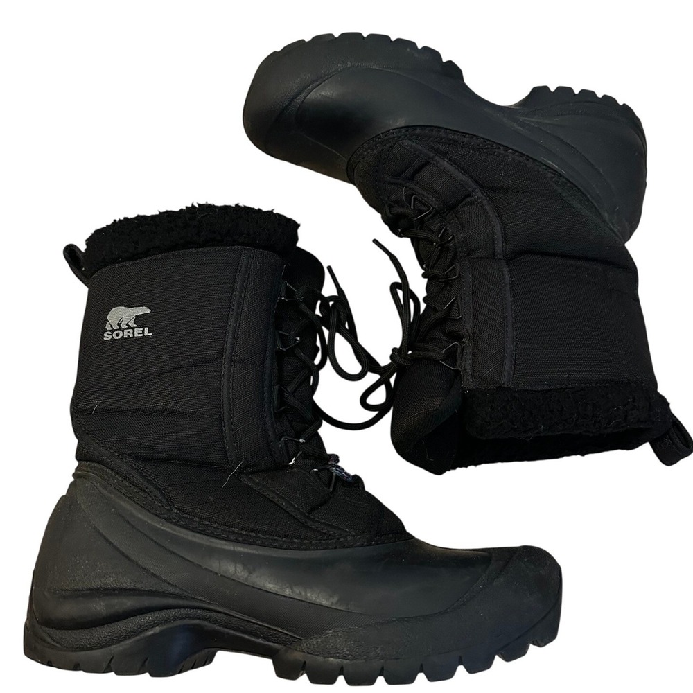 Sorel Black Cumberland Insulated Winter Boots Women's 8
